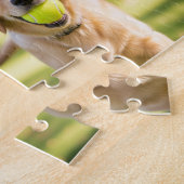 FotoCollage der Familie 6 Bilder Name Schwarz Puzzle (Seite)