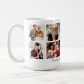 FotoCollage der Familie groß Kaffeetasse (Links)