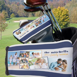 FotoCollage der Familie - Hinzufügen von 7 Fotos u Golf Headcover