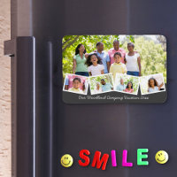 FotoCollage der Familie mit Zigzag Foto Strip flex