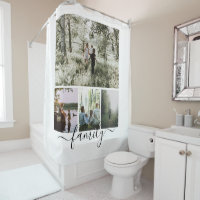 FotoCollage der Familie Personalisiert 4 Fotovorla