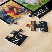 FotoCollage der Familie - Wählen Sie Ihre Farbe Puzzle (Seite)