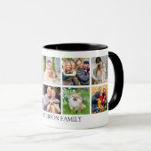 FotoCollage der Familie - Wählen Sie Ihre Farbe Tasse (VorderseiteRechts)