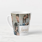 FotoCollage der Goldenen Kalligraphie Milchtasse (Linke Ecke)