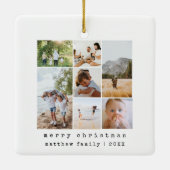 FotoCollage der Minimalistischen Schreibmaschinenf Keramikornament (Rückseite)