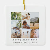 FotoCollage der Minimalistischen Schreibmaschinenf Keramikornament (Vorderseite)