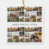 FotoCollage der modernen Schreibmaschine Keramikornament (Vorderseite)