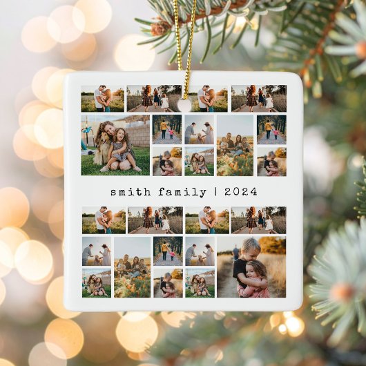 FotoCollage der modernen Schreibmaschine Keramikornament