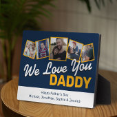 FotoCollage des modernen Vaters Fotoplatte