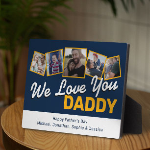 FotoCollage des modernen Vaters Fotoplatte