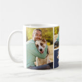 FotoCollage | Dog Vater Paw Print Kaffeetasse (Links)