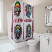 FotoCollage Duschvorhang (Beispiel)