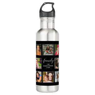 FotoCollage Edelstahlflasche
