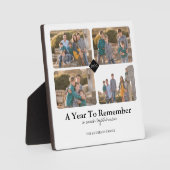 FotoCollage ein Jahr zum Gedenken an 2020 Fotoplatte (Vorderseite)