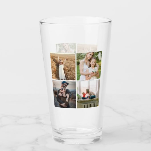 FotoCollage Einfach Glas (Vorderseite)