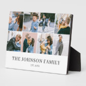 FotoCollage Einfach modern Fotoplatte (Seite)