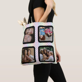 FotoCollage Einzigartig Personalisieren 4 Foto Tasche