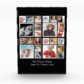 FotoCollage Einzigartig Personalisiert Fotoblock (Vorderseite)
