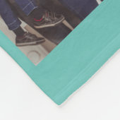 FotoCollage Einzigartige Personalisierte DIY-Benut Fleecedecke (Ecke)