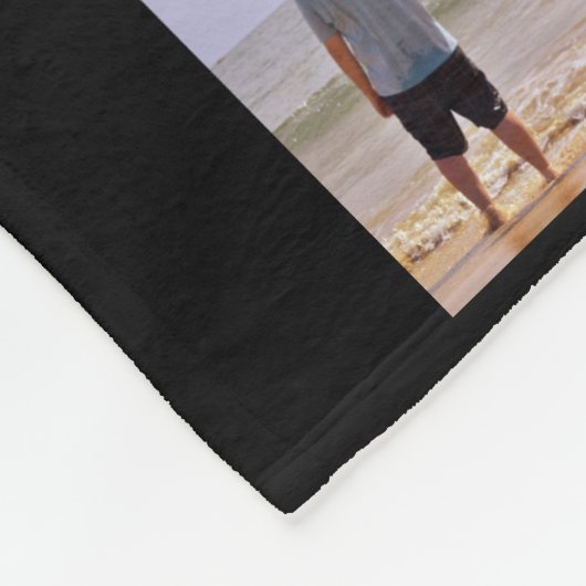 FotoCollage Einzigartige Personalisierte DIY-Benut Fleecedecke (Ecke)