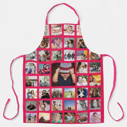 FotoCollage Einzigartige Personalisierte Schürze (Vorderseite)