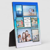 Fotocollage Familie Strand Wir sind Familie Fotoplatte (Seite)