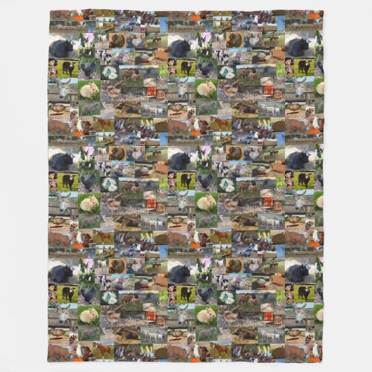 FotoCollage, Fleecedecke (Vorderseite)