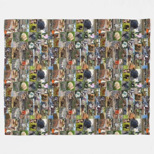 FotoCollage, Fleecedecke (Vorderseite (Horizontal))