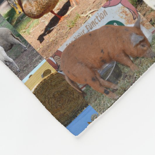 FotoCollage, Fleecedecke (Ecke)