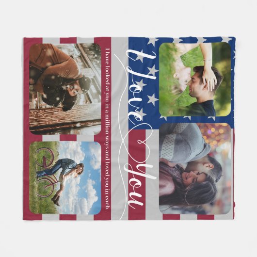 FotoCollage Fleecedecke (Vorderseite (Horizontal))