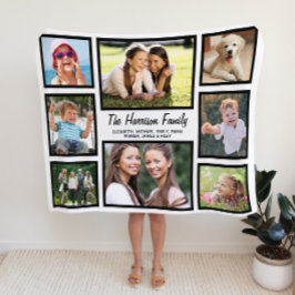 FotoCollage Fleecedecke