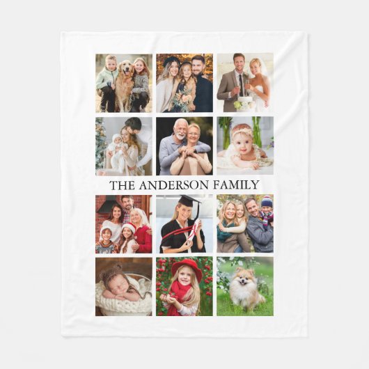 FotoCollage Fleecedecke (Vorderseite)