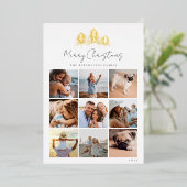 FotoCollage Folien Feiertagskarte (Stehend vorne)