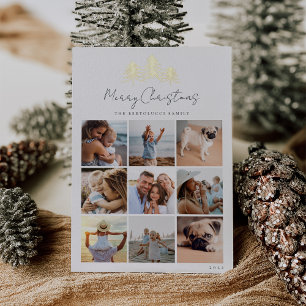 FotoCollage Folien Feiertagskarte