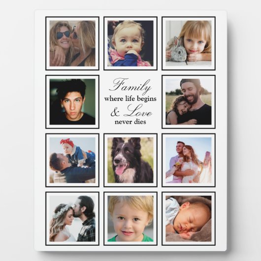 FotoCollage Fotoplatte (Vorderseite)