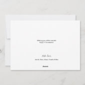 FotoCollage für 2024 Feiertagskarte (Rückseite)