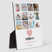 FotoCollage für das erste Jahr des geometrischen H Fotoplatte (Seite)