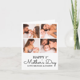 FotoCollage für den ersten Muttertag individuell a Karte
