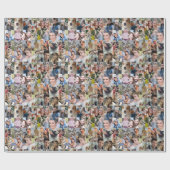 Fotocollage für die ganze Familie, 24-polige Puzzl Geschenkpapier (Flach)