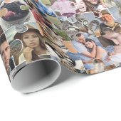 Fotocollage für die ganze Familie, 24-polige Puzzl Geschenkpapier (Rolleneckpunkt)