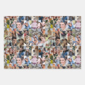 Fotocollage für die ganze Familie, 24-polige Puzzl Geschenkpapier Set (Vorderseite 2)