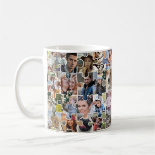 Fotocollage für die ganze Familie, 24-polige Puzzl Kaffeetasse
