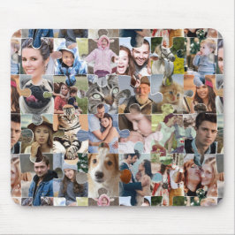 Fotocollage für die ganze Familie, 24-polige Puzzl Mousepad