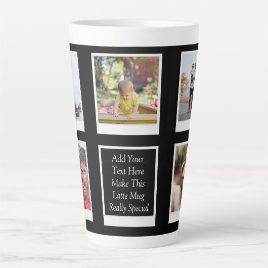 Fotocollage für die ganze Familie Milchtasse (Vorderseite)