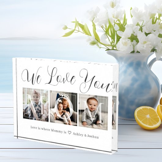 FotoCollage für die Mama Fotoblock