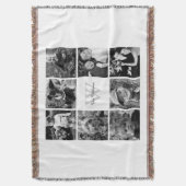 FotoCollage für die White Custom-Familie Decke (Vorderseite Vertikal)