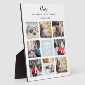 Fotocollage für Haustiere Drucke auf unserem Herze Fotoplatte (Seite)