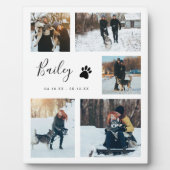 Fotocollage für Haustiere Drucke auf unserem Herze Fotoplatte (Vorderseite)