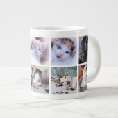 Fotocollage für Haustiere Jumbo-Tasse (Vorderseite Rechts)