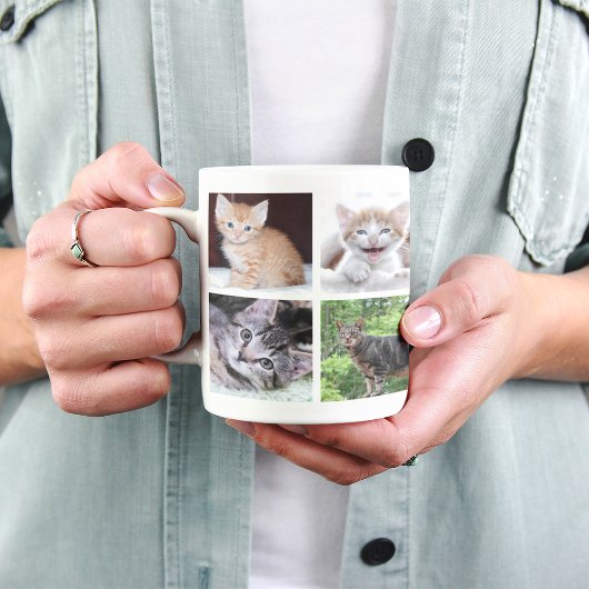 Fotocollage für Haustiere Kaffeetasse